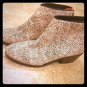 Boden Size 36 Calf Hair Booties